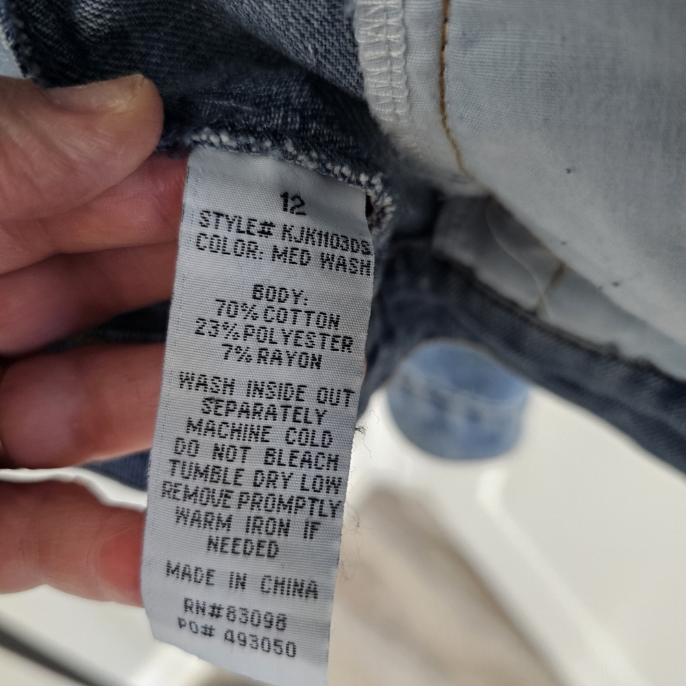 Tommy Bahama Youth Girls Denim Jean Jacket Med Wash Size 12 - Picture 5 of 10
